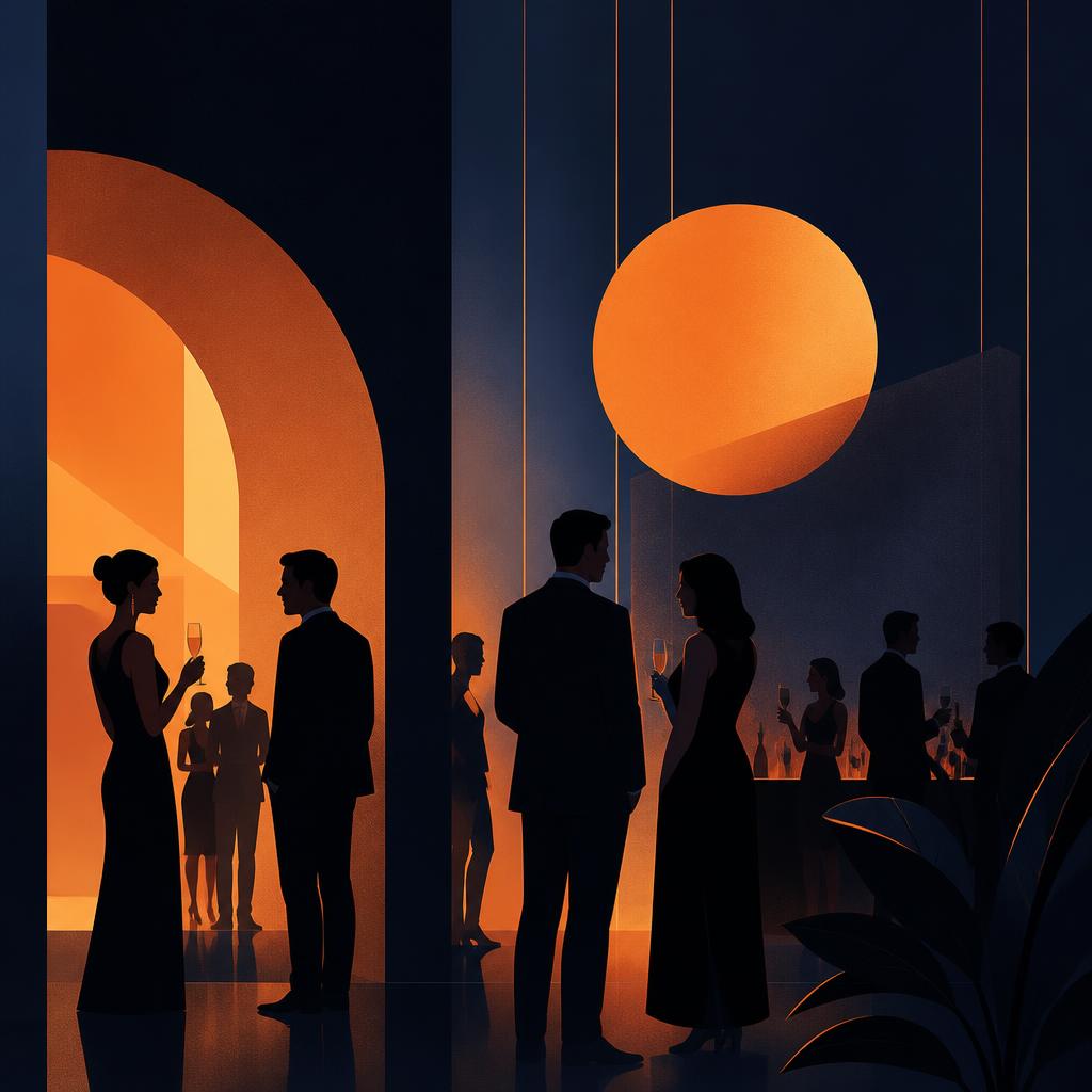 Ilustrasi organizer mengelola penjualan tiket